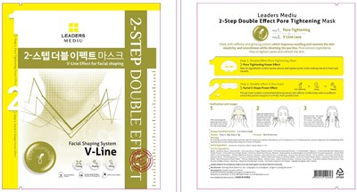 Image Of Cello Pack (Leaders Mediu 2 Step Double Effect Pore Tightening Mask Cello Pack)